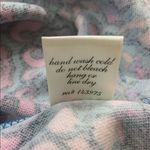 Alya Blue Multi Color Ikat Print Pleated Skater Skirt Size Medium Photo 5