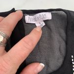 Patrons of Peace  beaded sheer button back blouse SMALL Photo 1