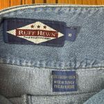 Ruff Hewn Vintage 80s Denim Skirt USA Light Wash High Waist Pencil Size 10 Photo 1