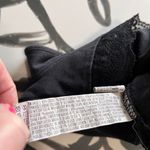 Forever 21  Black Lace Trim Crop Tank Top Bralette Women’s Sz Small EUC Photo 3