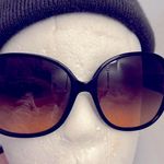 Tory Burch Black Oversized Sunglasses Photo 3