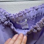 Venus Women's Lavender Crochet Lace Off Shoulder blouse princess fairy boho Photo 4