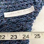 st. john's bay  Blue Tweed Mock Neck Sweater Photo 3