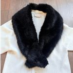 Vintage 70'S JEFFLINKS Acrylic Faux Fur Collar Knit Cardigan Made in USA‎ Large Photo 4