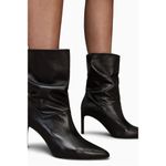 ALLSAINTS Orlana Pointed Toe High Heel Slouch Boots in Black 6 with Box Womens Photo 7