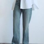 ZARA NWT Low Rise Wide Leg Jeans in Blue - 8 Photo 0