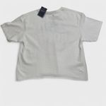 NWT Vintage Ford Mustang Crop Top Shirt S White 1968 Auto Muscle Car USA Tee Photo 1