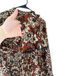 For Love & Lemons Gracie Blouse in Chocolate Floral Photo 3