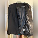 NEW Cape Blazer Split Sleeve Open Front Casual Jacket Cape Coat 2X Black Photo 4