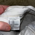 American Eagle White High Rise Mom Jeans Size 6 Photo 2