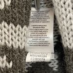 Hannah Womens L Sweater Open Cardigan Gray Southwestern Aztec Scarf Collar Size L Photo 7