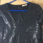 Womens Super Sexy Sequined Dress V Photo 8