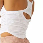 Free People FP MOVEMENT Shirr Enough Tank Top Ruched White Photo 4