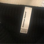 American Apparel NWOT  Black and White Ribbed Sweater Bra Top Size XS Photo 8
