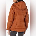 INTL REVERSIBLE Jacket With Hood and Front Zip Brown Size undefined Photo 1