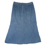 Faded Glory Vintage 90s  Denim Maxi Skirt Photo 3
