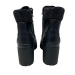 Wild Pair  Black Faux Leather Lace Up Combat Boots 8.5 Grunge Punk Emo Photo 4