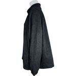 Dennis Basso  Perforated Faux Suede Jacket Black X-Large NWOT Eyelet Lined Photo 3