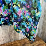Bongo Size Large Asymmetrical Lined Floral Top Photo 3