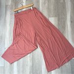 Free People Pants wide leg flowy crop womens Red (medium) bohemian hippie casual Photo 0
