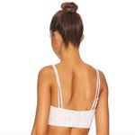 Tularosa Valentina Embroidered Bra Top in White XS Photo 1
