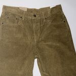Levi's  Low Pro Corduroy Pants Women's 29x30 Relaxed Straight Leg Tan NWT Photo 1