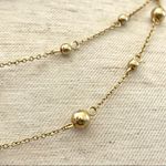 CHAPS  gold tone dainty beaded necklace Photo 2