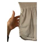 Nike Women's XS High Waist Loose Fit Training Shorts Light Gray Athletic Gym NWT Photo 1