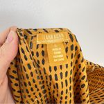 Urban Outfitters Ilana Kohn Mini Shirt Dress S 100% Cotton Orange Gold Diamond Photo 6