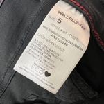 Wallflower Sassy High‎ Rise Denim Shorts Black Wash Cuffed Hem Juniors Size 5 Photo 7