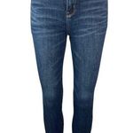 American Eagle Women's Blue Medium Wash Mid Rise Stretch Skinny Denim Jeans Sz 0 Photo 0