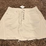 Free People NWT Denim A-Line Skirt Photo 6