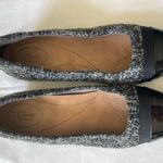 Clarks  Women's Black & White Tweed Buiness office Flats Photo 2