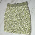 Proenza Schouler  printed green textured mini skirt size 0 Photo 1