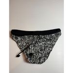 Lululemon  Swimsuit‎ Bottoms Black White Abstract Print Tie Side Bikini Bottom 4 Photo 4