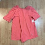 Free People NWT Hot Shot Tee Romper Tulip Pink Photo 9