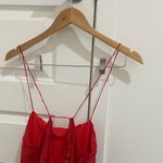 Free People Chic Red Beaded Dress Photo 2