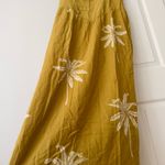 Anthropologie Celandine Linen Blend Strapless Drop-Waist Midi Dress, Size XL Photo 6