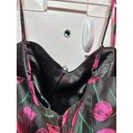 Lulus Pretty Blooms Black Floral Jacquard Sleeveless Mini Dress Size Large Photo 7
