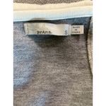 prAna Wool Blend Quarter Zip Hoodie Pullover Gray Rib Knit Women’s Small Photo 1