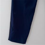 Lululemon  On The Fly Woven Track Black Stripe Pant in True Navy, Size 10 Photo 6