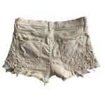 Express Jeans Embroidered Denim Shorts Size‎ 4 Photo 1