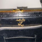 1950s Lucille de Paris Vintage Original Couture Bag Rare Alligator Handbag Purse Black Photo 1