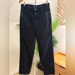 KHAITE  black‎ washed Martin oversized l  jeans 27 Photo 1