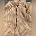 FP one free people cream cotton Sweatshirt sweater Size M Photo 6