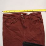 DIP Red High Rise Stretch Colorful Y2K Punk Ankle Skater Cotton Skinny Pants 14 Photo 6