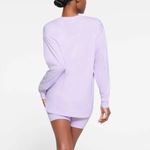 SKIMS NWT boyfriend longsleeve Henley shirt in lily Photo 2