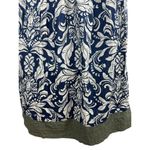 American Eagle Blue Green Halter Babydoll Sleeveless Floral Dress 8 90s Y2K Photo 7