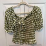 Blu Pepper Gingham Top Photo 2