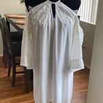 Bar III  Cold Shoulder Mini Cocktail Dress White Photo 1